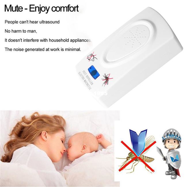 [ Pest Control Ultrasonic mouse repeller mosquito killer Lamp]