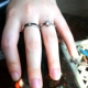 Nhẫn cưới mô phỏng kim cương một cặp nhẫn cưới nam nữ không phai đôi điều chỉnh sống với nhẫn kim cương giả
