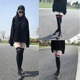 Mùa xuân Mùa Hè Bộ Phận Cao Đẳng Hàn Quốc Gió Over Knee Socks Nữ Trượt Mỏng Bếp Chân Cao Vớ Dài Hàn Quốc Cotton Vớ Sinh Viên Vớ giảm béo