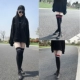 Mùa xuân Mùa Hè Bộ Phận Cao Đẳng Hàn Quốc Gió Over Knee Socks Nữ Trượt Mỏng Bếp Chân Cao Vớ Dài Hàn Quốc Cotton Vớ Sinh Viên quần tất trẻ em Vớ giảm béo