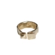 WHITE DWARF | Ribbon Series Ring 925 Silver Open Có thể điều chỉnh Thiết kế độc lập Trang sức gốc 13-16