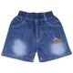 Trai quần short denim mùa hè mỏng quần áo trẻ em đàn hồi lỏng trẻ em của quần nóng trong cậu bé lớn cậu bé năm quần thủy triều hoang dã Quần jean