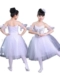Ngày của trẻ em Trang Phục Trẻ Em Little Swan Dance Váy Cô Gái Múa Ba Lê Gạc Trắng Váy Puff Sleeve Tutu thời trang trẻ em Trang phục
