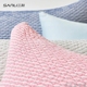Sanli chính hãng bông gối khăn cao cấp thời trang đơn giản bốn mùa sinh viên bông dày mồ hôi thấm gối khăn Khăn gối