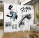 Thiết kế thời trang đơn giản nền tường gấp màn hình phân vùng thời trang phòng khách hiên quần áo phù hợp phòng YY neo - Màn hình / Cửa sổ