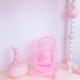 Cô gái màu hồng tim mini giỏ hàng tình yêu BB xe chơi nhà nhỏ ghế trang trí chụp đạo cụ vật dụng dcor phòng ngủ Trang trí nội thất