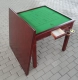 Bàn gấp Mahjong nhà bàn cờ đơn giản còng tay thông thường hướng dẫn sử dụng ký túc xá bàn mạt bàn gỗ rắn bàn ăn kép sử dụng - Bàn