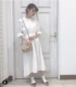 N + 18 mùa hè mới ngọt ngào Nhật Bản ren cạnh nấm nối dài vành đai đầm OP đầm xòe công chúa Sản phẩm HOT