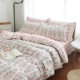 Đơn giản nhỏ tươi phim hoạt hình Hàn Quốc cotton bốn mảnh bộ đồ giường đôi bông quilt cover sheets bộ đồ giường giường