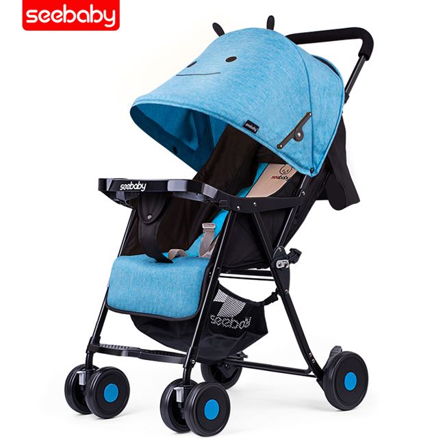 Xe đẩy em bé di động có thể ngồi ngả nhẹ xe đẩy em bé gấp xe đẩy trẻ em - Xe đẩy / Đi bộ Xe đẩy / Đi bộ