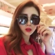 2018 new polarized sunglasses hoang dã nữ Hàn Quốc phiên bản của thủy triều retro Harajuku phong cách sunglasses cá tính net red kính vòng mặt kính mát nữ Kính râm