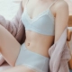 Cô gái Nhật Bản Ren ngọt ngào mà không có vòng thép dễ thương Cotton Bra Đồ lót đặt Cotton Ngủ Bra mỏng - Bộ đồ lót