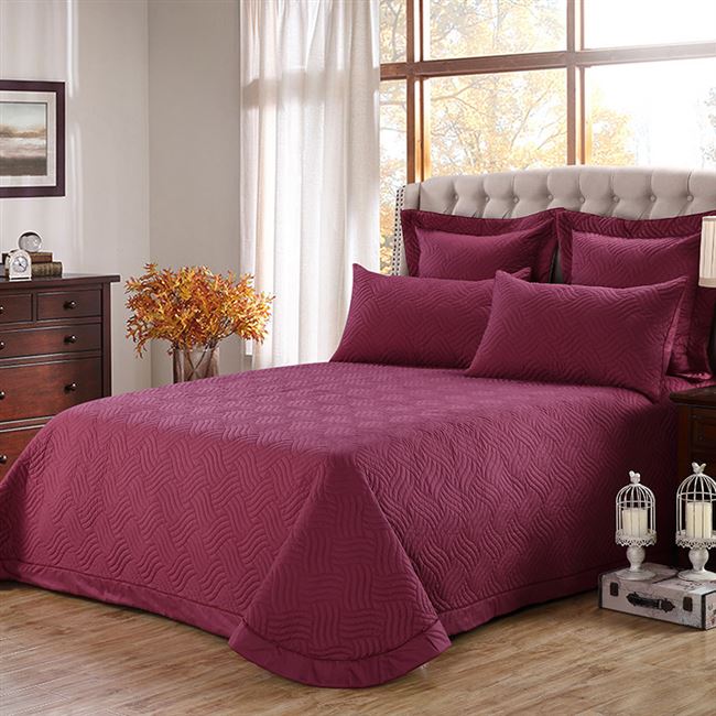 Khăn trải giường bằng vải bông một mảnh ba mảnh mùa đông bông dày để tăng tấm ấm đôi - Trải giường Trải giường