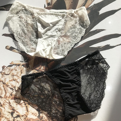 ZZ骨ZZ一片式性感高档透视蕾丝金属细带女拉环内裤比基尼打底裤-淘宝网