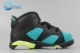 Kuko Sports Air Jordan 6 TD AJ6 Black Ice Green Giày trẻ em 645127-043 - Giày dép trẻ em / Giầy trẻ giày thể thao trẻ em nam Giày dép trẻ em / Giầy trẻ