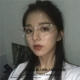 Quạt Tử Kiều với kính nữ nghệ thuật retro gương phẳng Phiên bản tiếng Hàn của ulzzang khung lớn chống cận thị - Kính khung