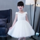 Cô gái sinh nhật buổi tối ăn mặc công chúa váy chủ trẻ em váy cưới tutu mùa hè hoa cô gái đàn piano trang phục trắng