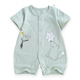 Bé ngắn tay jumpsuit cotton nam bé mùa hè ăn mặc romper bé trẻ sơ sinh 0-6 tháng phần mỏng quần áo mùa hè bộ khủng long Áo liền quần