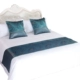 Khách sạn khách sạn bộ đồ giường cao cấp khách sạn khách sạn giường khăn giường cờ giường đuôi pad giường bìa bảng cờ Trải giường