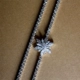 Shiny zircon flower rhinestone dây đeo vai treo cổ dây đeo vai vô hình trong suốt dây đeo vai khoan sexy bra dây đeo vai khoan