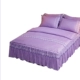 Mùa xuân và mùa hè ren màu rắn giường váy loại bốn mảnh bộ 1.5m1.8m2 mét giường đặt nhóm giường bao gồm các mô hình bông quilt cover 2.0
