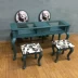 Bàn kiểu Nhật đơn giản, bàn ghế đơn Mỹ Bộ bàn ghế mới của Mỹ Bộ đôi bàn làm việc bằng gỗ rắn - Hair Salon / Nội thất làm đẹp