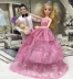 Cặp vợ chồng Barbie Bộ quá khổ Cô bé Lọ Lem Hoàng tử Công chúa Món quà cưới Chàng trai và Cô gái Đồ chơi Sinh nhật - Búp bê / Phụ kiện búp bê chibi Búp bê / Phụ kiện