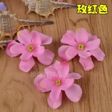 DIY Ювелирные изделия гидрангея пленка 2 слой маленьких цветов шелковые цветочные туфли цветочные кольцо кольцо декоративное цветок 5см свадебный реквизит