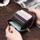 2018 túi vải mới của phụ nữ nhiều thẻ thẻ gói siêu mỏng nam dây kéo organ bằng lái xe ví tiền ví đựng thẻ minni kháng nước Chủ thẻ