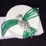 Ожерелье, браслет, аксессуары, 24 карат, микроинкрустация, инкрустировано бриллиантами, DIY, серебро 925 пробы