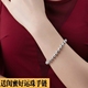 Chính hãng S999 sterling bạc hạt vài vòng tay người đàn ông và phụ nữ mô hình chân bạc chuyển hạt bạc hạt bracelet bé bạc vòng dâu Vòng đeo tay Clasp