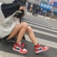 New ins siêu giày lửa Hàn Quốc ulzzang giày thể thao nữ Harajuku hoang dã đường phố bắn cao để giúp giày thường