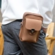 Điện thoại di động 6 inch túi 2018 người đàn ông mặc vành đai dọc đa chức năng nhỏ thời trang một vai túi đeo thay đổi túi nhỏ Túi điện thoại