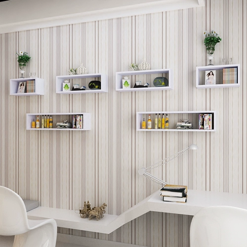 Настенный шкаф подвесной шкаф для клетчатых полков Декоративные полки