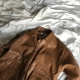 NAM homemade 80 của retro áo khoác da Leslie Cheung của áo khoác da văn học cổ điển cũ áo khoác nam áo khoác adidas Quần áo lông thú