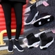 Căng vớ giày của phụ nữ bộ bàn chân 2018 mùa xuân mới Hàn Quốc phiên bản của ulzzang cao để giúp thể thao giản dị giày vớ khởi động phụ nữ Giày cao gót