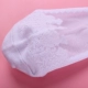 Nhật Bản mùa xuân và mùa thu mùa hè siêu mỏng pha lê vớ cotton đáy trong suốt dễ thương ren thủy tinh Hàn Quốc vớ nữ ngắn vớ - Vớ sợi tre