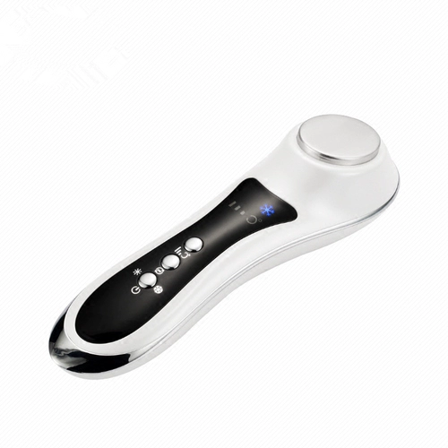 Горячий и холодный косметический массажер для лица, компресс, вибрация