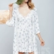 伦 世家 2018 xuân hè mới dệt cotton chèn thêu áo ngủ nữ hai dây S823291 Pyjama