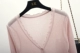 2018 mùa hè mới Hàn Quốc phiên bản của V-Cổ bên ngoài ngắn ice silk knit cardigan phần mỏng kem chống nắng khăn choàng áo khoác nữ áo len cao cổ nữ hàn quốc Đan Cardigan