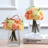 Fangkou Small Vase Mid -Caperave Modern Simple Geometric Transparent Толстая и толстая стеклян