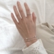 Khác nhau S08 "森思" Nhật Bản và Hàn Quốc đơn giản ba chiều vuông nhiều lớp rắn chuỗi xương thời trang nghệ thuật hoang dã bracelet phụ nữ Vòng đeo tay Clasp