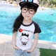 Quần áo trẻ em mới 2018 trẻ em mùa hè của t-shirt ngắn tay nam cotton boy mùa hè Hàn Quốc phiên bản của áo sơ mi nữ bé Wang Wang đội đồ bộ cho bé gái Áo thun