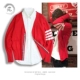 Jin Fan tb gió màu xám dải áo len nam giới và phụ nữ vài bốn thanh 4 khóa màu xanh đoạn ngắn slim red cardigan