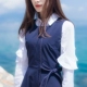 Mùa thu 2018 mới của phụ nữ Thời trang Hàn Quốc Một chiếc váy vest vest dáng suông dáng dài hai mảnh đầm chữ a đẹp A-Line Váy