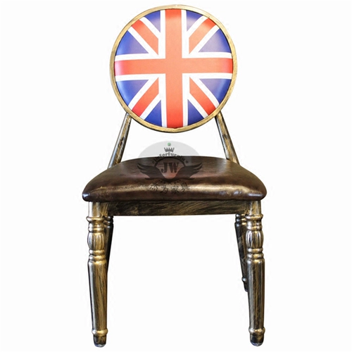 Американские ретро -тематические столы и стул красавица для ногтей, стул бара, столик ресторан и стул промышленного ветра