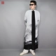 2018 mới áo gió nam mùa xuân và mùa thu hanfu phong cách áo khoác nam mỏng retro Trung Quốc phong cách áo dài