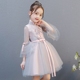 Trung quốc phong cách baby girl wedding puff sợi trẻ em sinh nhật ăn mặc công chúa váy hoa cô gái váy đàn piano trang phục váy cho bé gái Váy trẻ em