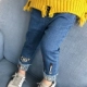 Hỏng mã 2019 bé gái mới mặc quần jean mùa thu quần áo trẻ em quần bé bình thường quần bé xuân hè 1-2 tuổi 3 - Quần Quần