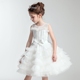 Cô gái đám cưới fluffy màu trắng trẻ em sinh nhật váy công chúa váy hoa cô gái đàn piano trang phục mùa hè 2018 mới thời trang cho bé Váy trẻ em